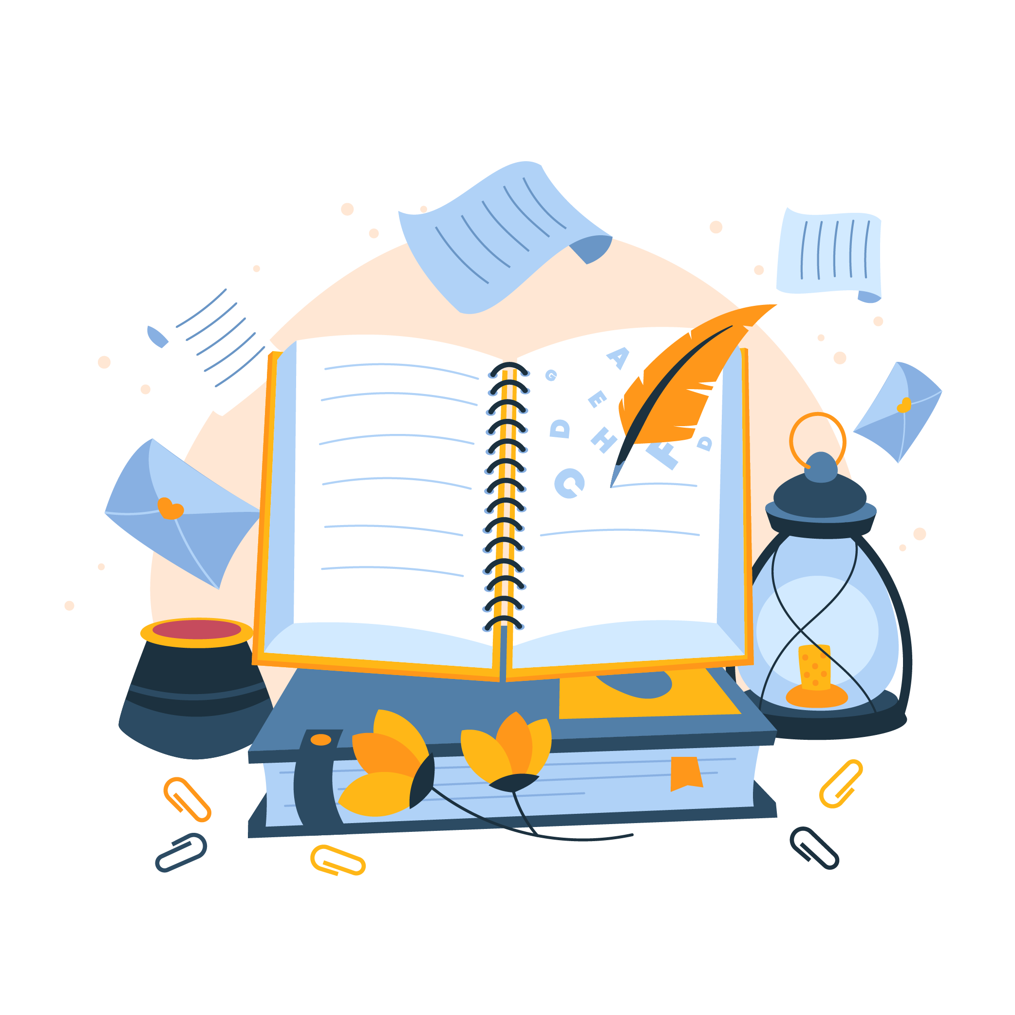 Web development illustration